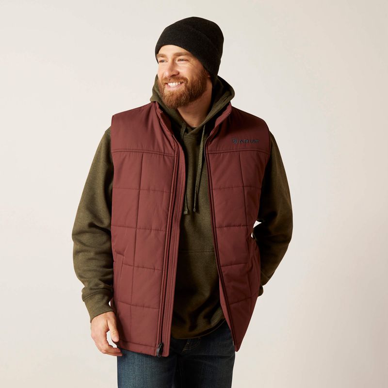 Ariat Crius Insulated Vest Beaten Root Homme | JDH-32015349