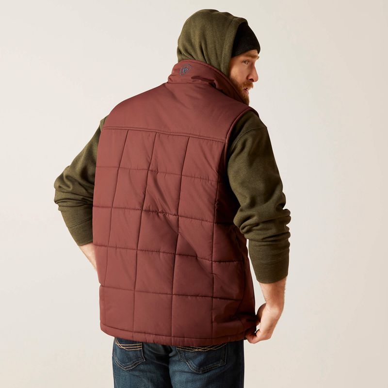 Ariat Crius Insulated Vest Beaten Root Homme | JDH-32015349