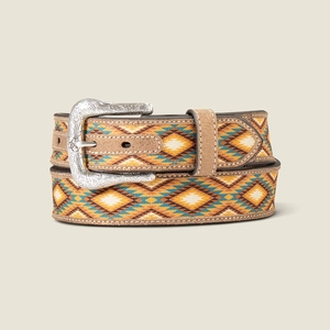 Ariat Geometric Pattern Belt Multi Femme | EMH-86718597