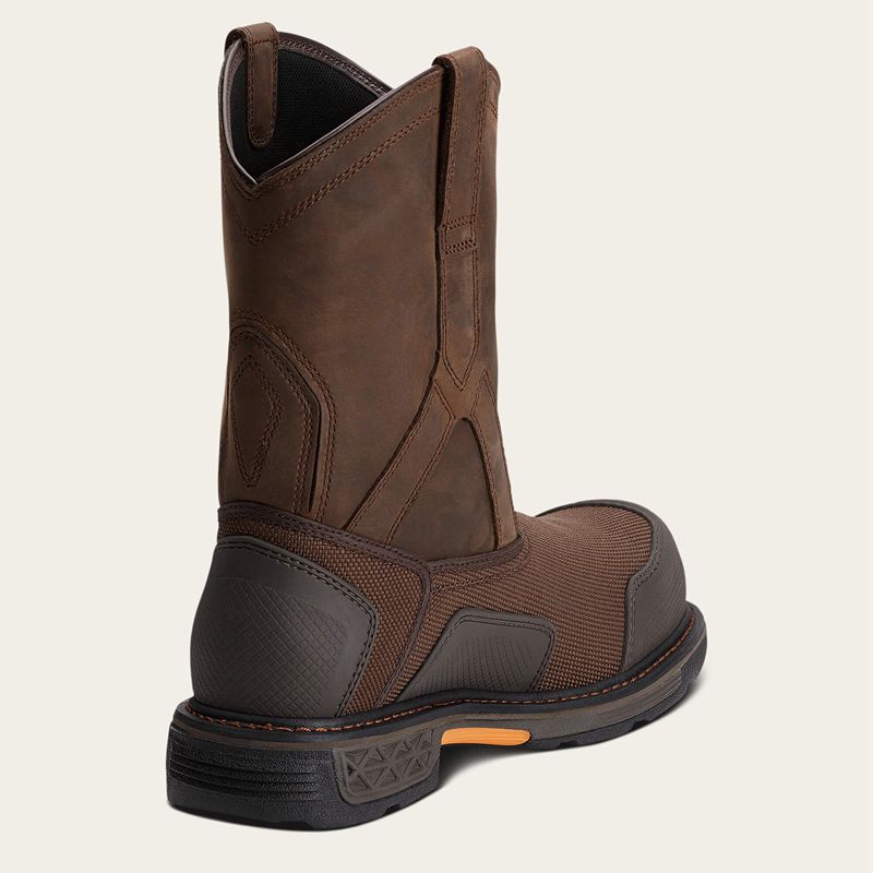 Ariat Overdrive Xtr Waterproof Composite Toe Work Boot Marron Homme | CEL-35125939