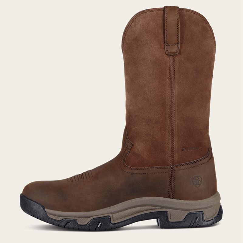 Ariat Terrain Pull On Waterproof Boot Marron Homme | EDD-71145652