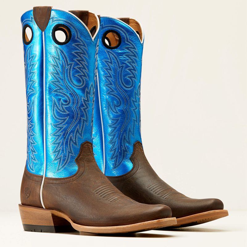 Ariat Ringer Cowboy Boot Bleu Homme | VKJ-66250080