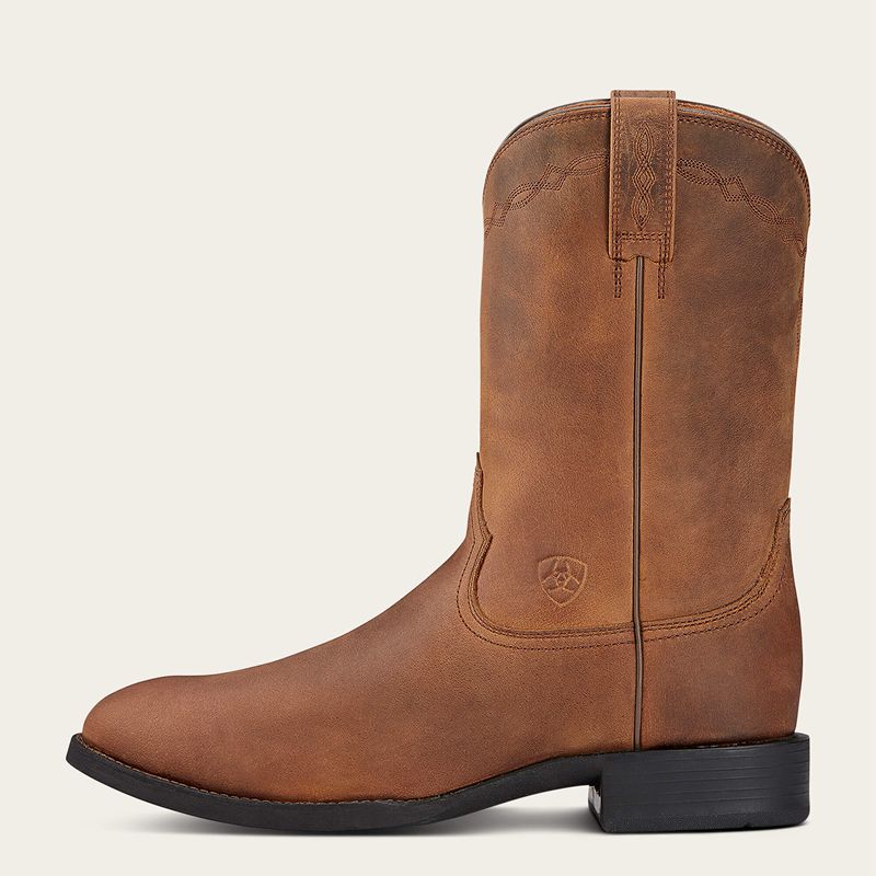 Ariat Heritage Roper Western Boot Marron Homme | GXO-46290968