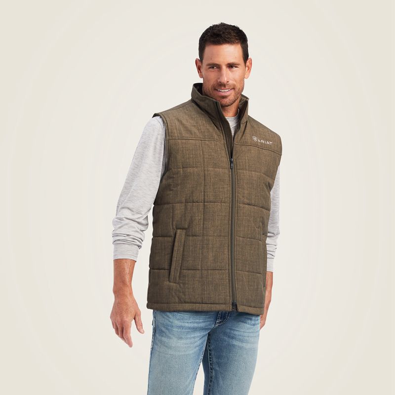 Ariat Crius Insulated Vest Crocodile Homme | ADB-03950869