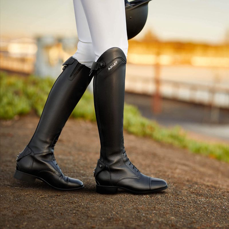 Ariat Palisade Tall Riding Boot Noir Femme | CJJ-05353957