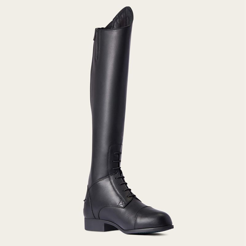 Ariat Heritage Contour Ii Waterproof Insulated Tall Riding Boot Noir Femme | QVJ-28832831