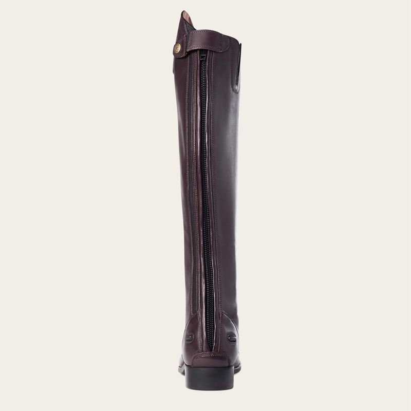 Ariat Heritage Contour Ii Field Zip Tall Riding Boot Sienna Femme | CVK-37627429