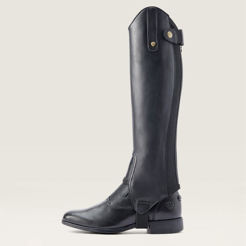 Ariat Heritage Contour Half Chap Noir Femme | XSV-12091077