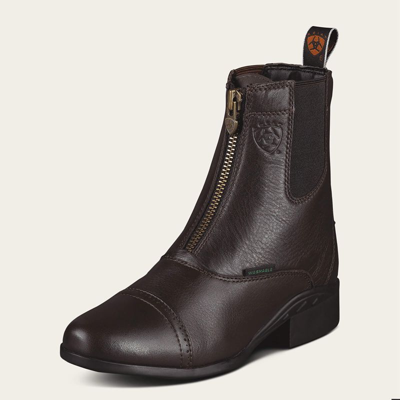 Ariat Heritage Breeze Zip Paddock Boot Chocolat Femme | XUO-17161960