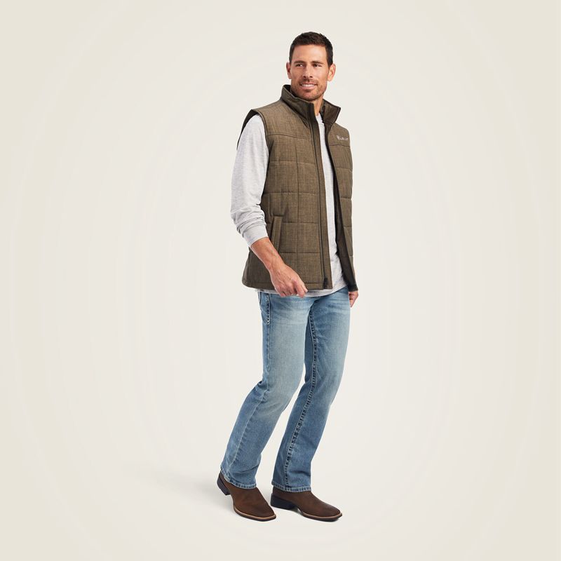 Ariat Crius Insulated Vest Crocodile Homme | ADB-03950869