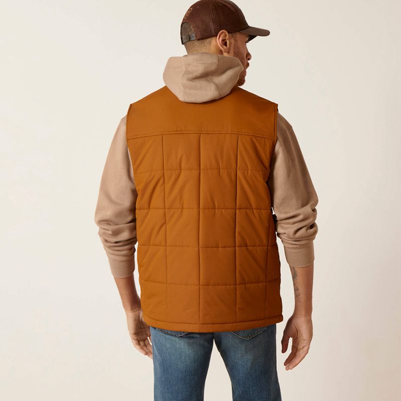 Ariat Crius Insulated Vest Chestnut Homme | NQF-23514642