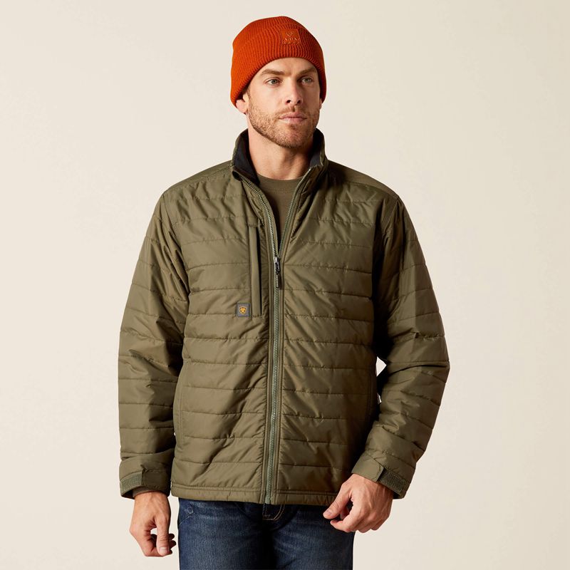 Ariat Rebar Cordura Ripstop Lightweight Insulated Jacket Beetle Homme | IOZ-41843142