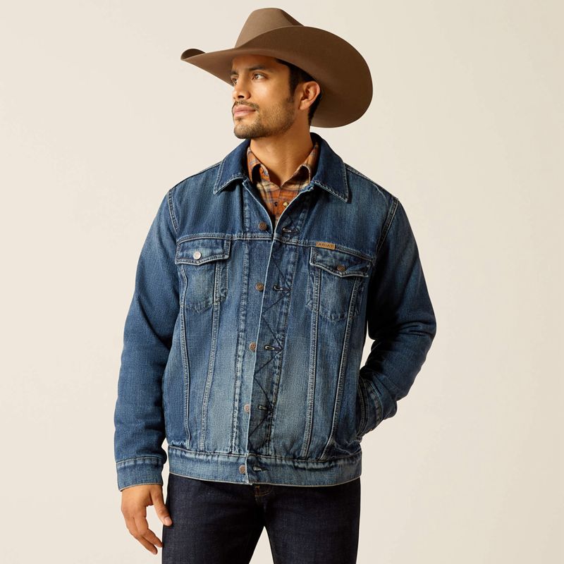 Ariat Blanket Lined Trucker Jacket Victor Homme | KIR-52588297