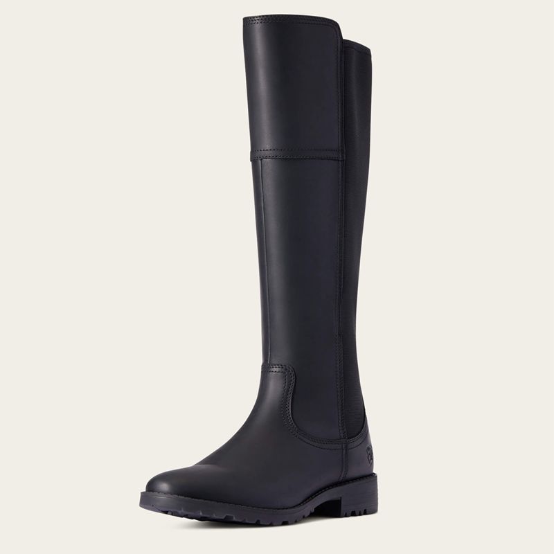 Ariat Sutton Ii Waterproof Boot Noir Femme | EOI-11244090