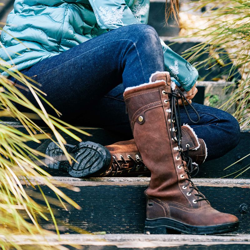 Ariat Wythburn Tall Waterproof Boot Marron Foncé Femme | UHQ-24782504