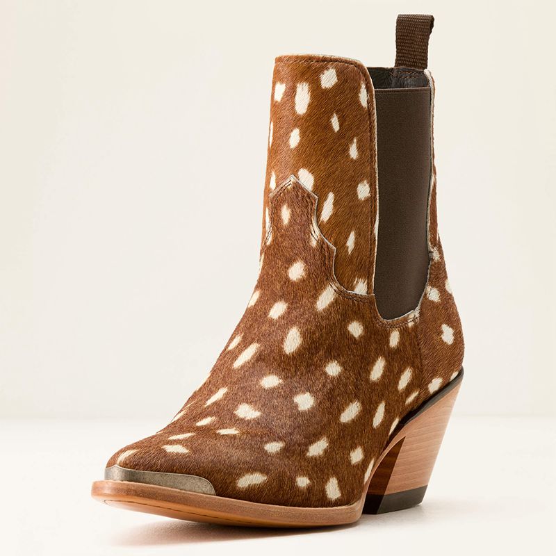 Ariat Shiloh Bootie Hair On Deer Print Femme | DJJ-27502805