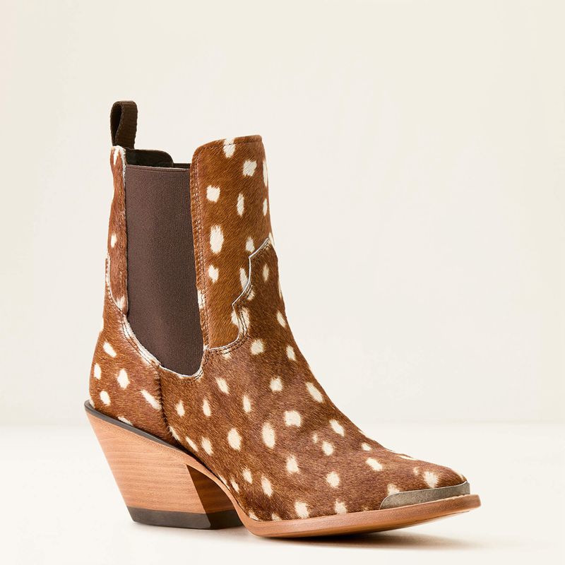 Ariat Shiloh Bootie Hair On Deer Print Femme | DJJ-27502805