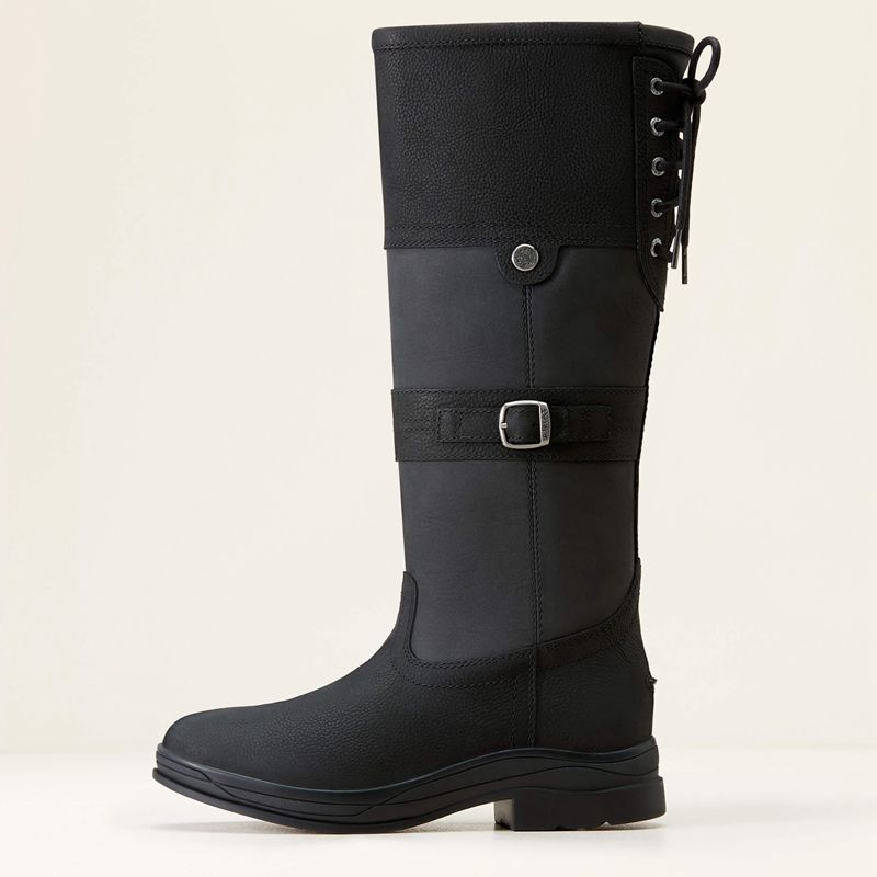 Ariat Langdale Waterproof Boot Charcoal Femme | NHH-07829188