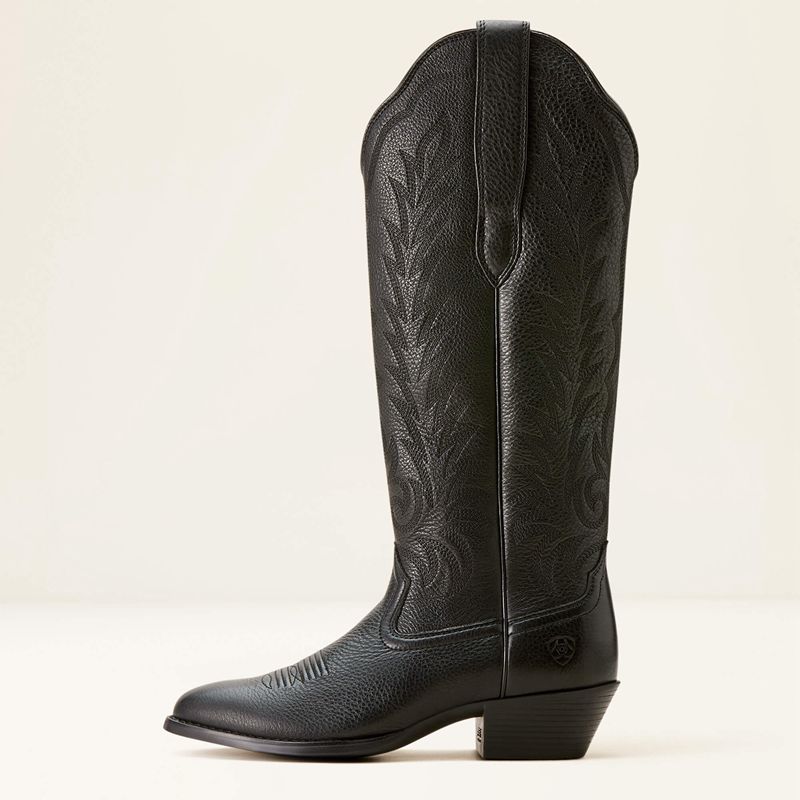 Ariat Heritage R Toe Tall Stretchfit Western Boot Noir Femme | OED-38717599