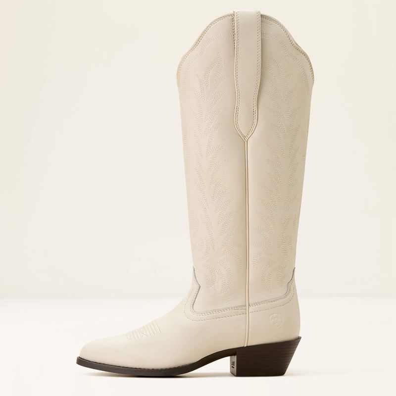 Ariat Heritage R Toe Tall Stretchfit Western Boot Blanche Femme | HQQ-01003246