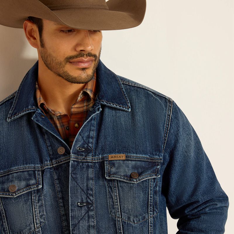 Ariat Blanket Lined Trucker Jacket Victor Homme | KIR-52588297