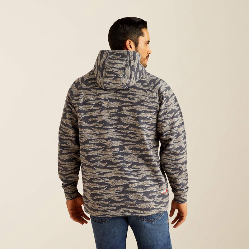 Ariat Fr Smoke Hoodie Grise Camouflage Homme | PCJ-10435601