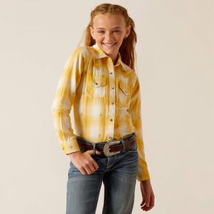 Ariat Glenrock Shirt Cactus Dobby Enfant | GLT-88829398