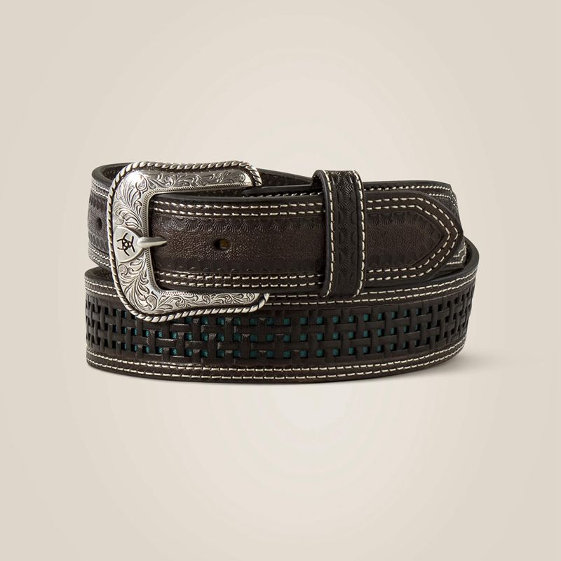 Ariat Lattice Belt Marron Homme | TWE-45448393