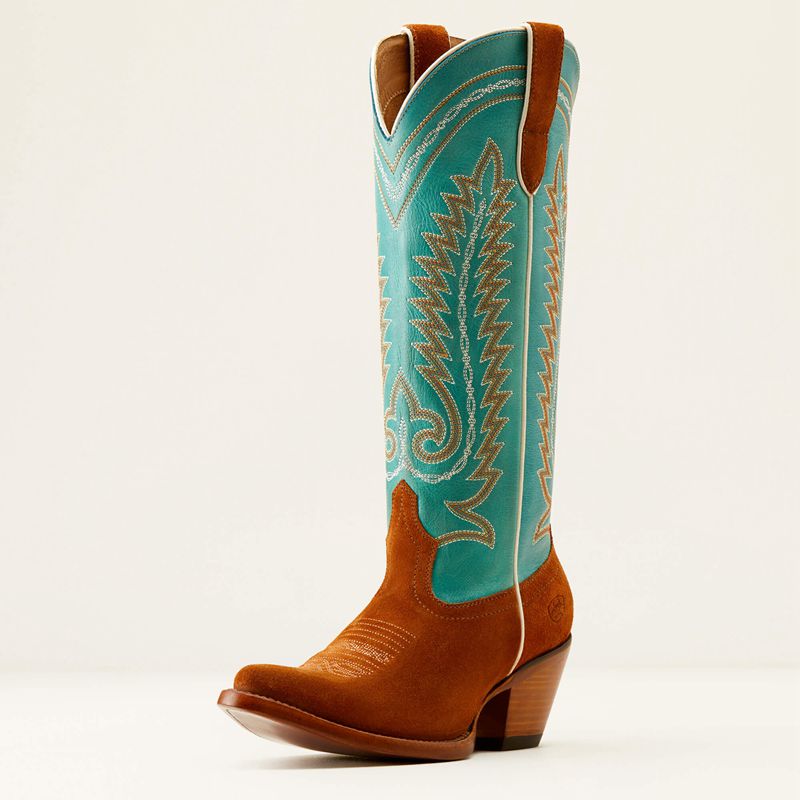 Ariat Ambrose Western Boot Turquoise Femme | KCT-33975069