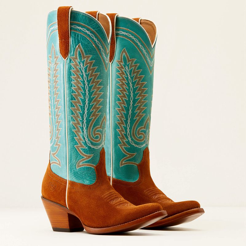 Ariat Ambrose Western Boot Turquoise Femme | KCT-33975069