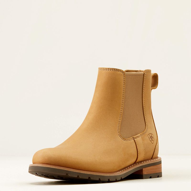 Ariat Wexford Chelsea Boot Natural Tan Femme | CWO-31703898