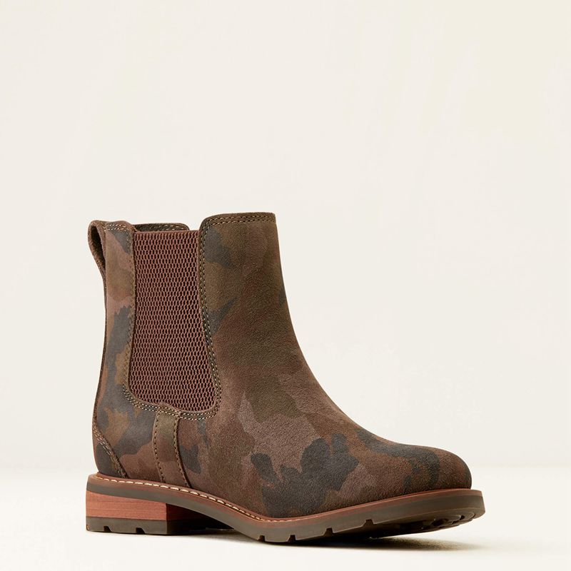 Ariat Wexford Chelsea Boot Camouflage Femme | MUO-38464561