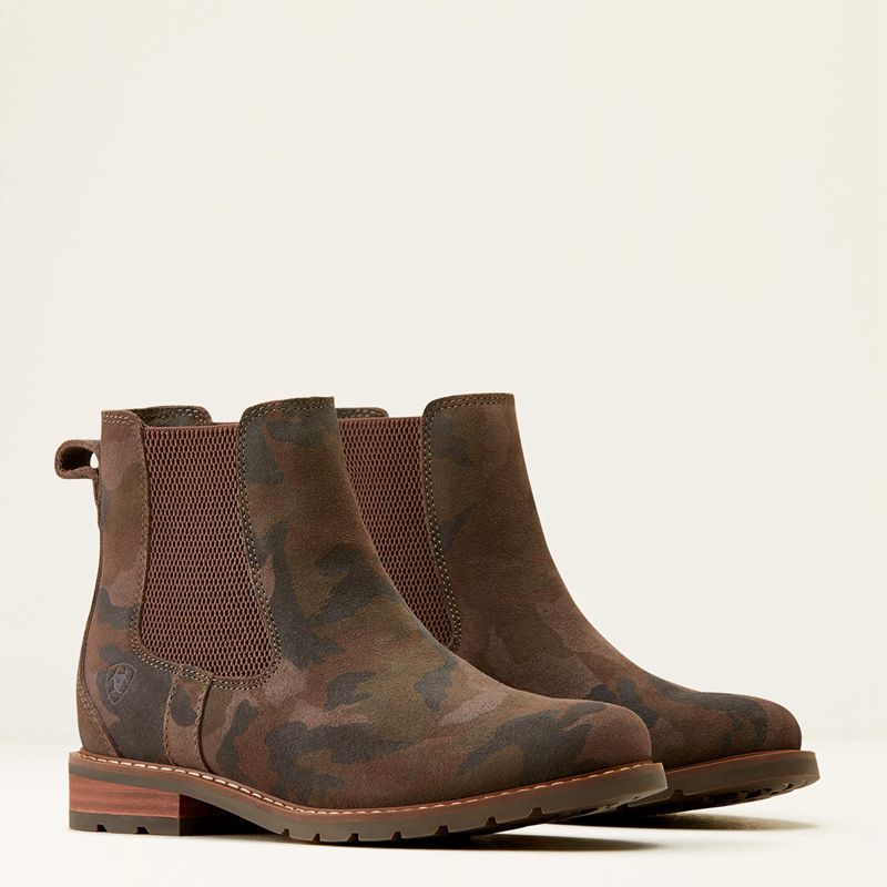 Ariat Wexford Chelsea Boot Camouflage Femme | MUO-38464561