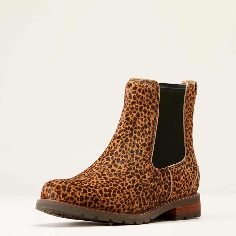 Ariat Wexford Chelsea Boot Cheetah Hair On Femme | CBF-08670253