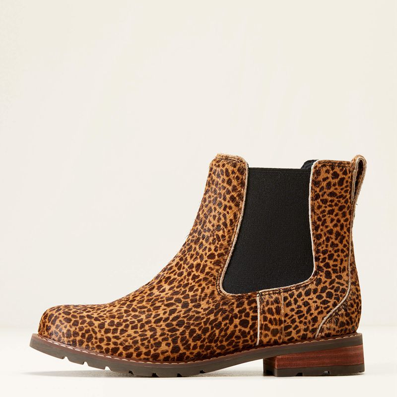 Ariat Wexford Chelsea Boot Cheetah Hair On Femme | CBF-08670253