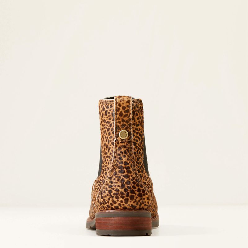 Ariat Wexford Chelsea Boot Cheetah Hair On Femme | CBF-08670253