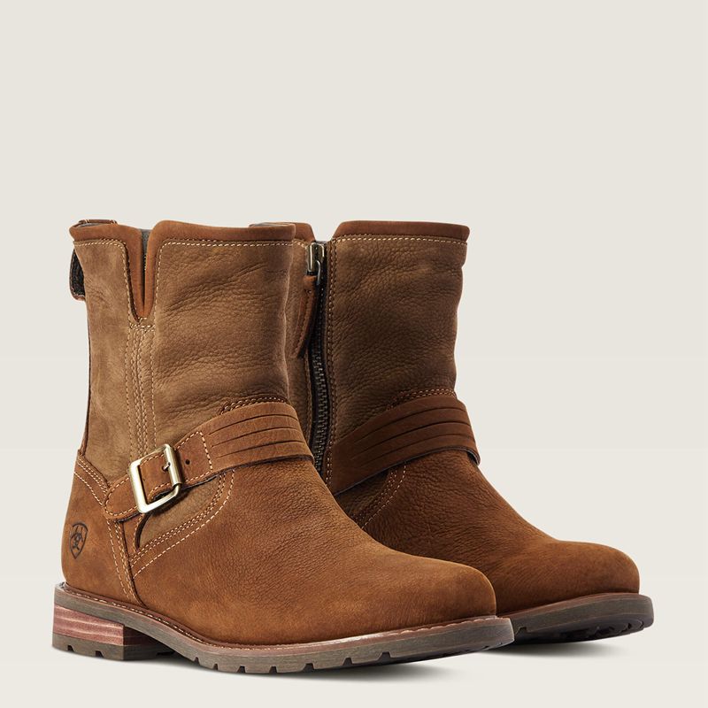 Ariat Savannah Waterproof Boot Roasted Toffee Femme | XCV-83137063