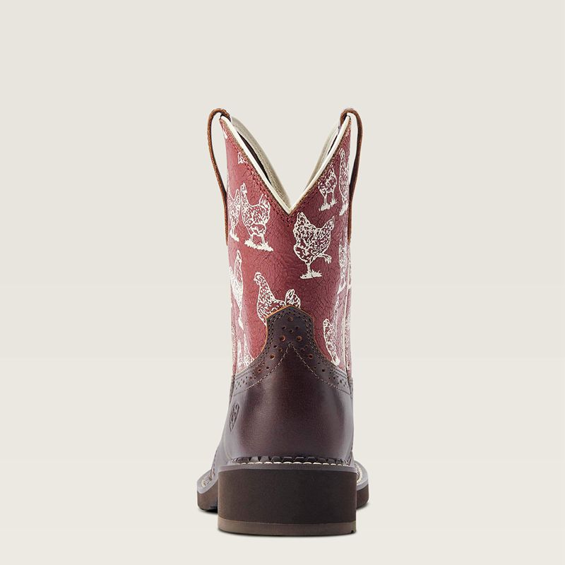 Ariat Fatbaby Heritage Farrah Western Boot Chocolat Femme | YKG-66357177