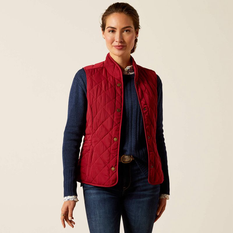 Ariat Woodside Vest Rubaiyat Femme | WZQ-18328163