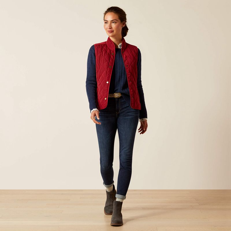 Ariat Woodside Vest Rubaiyat Femme | WZQ-18328163