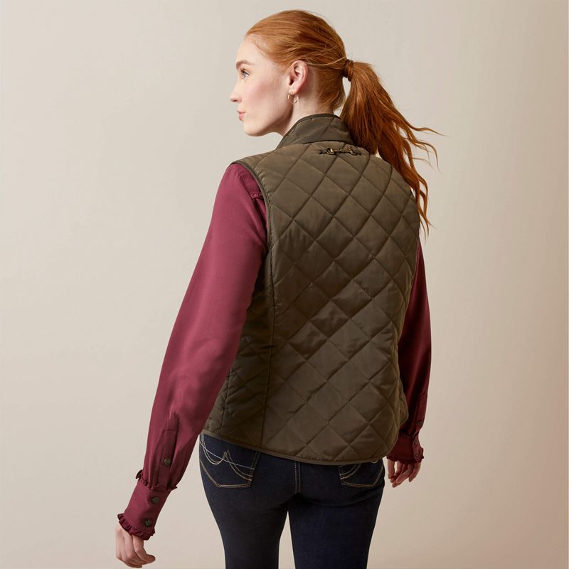 Ariat Woodside Vest Earth Femme | HKX-54900943