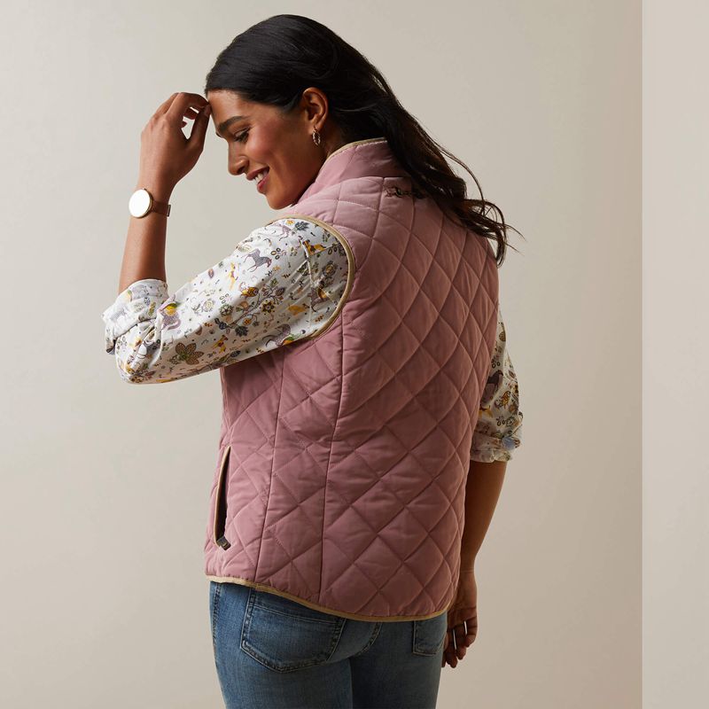 Ariat Woodside 2.0 Vest Rose Femme | XSS-33045993