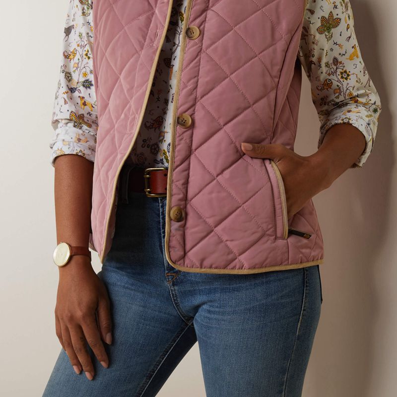 Ariat Woodside 2.0 Vest Rose Femme | XSS-33045993