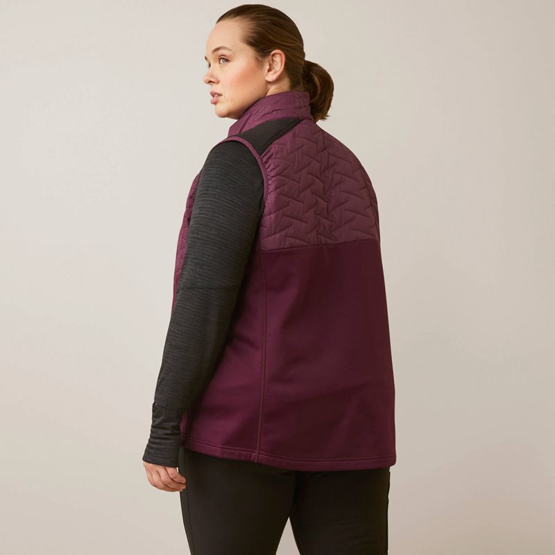 Ariat Rebar Cloud 9 Insulated Vest Violette Femme | YDY-70270093