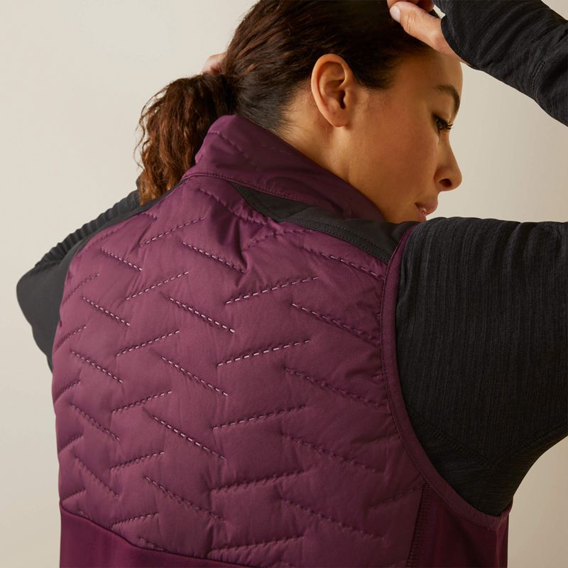 Ariat Rebar Cloud 9 Insulated Vest Violette Femme | YDY-70270093