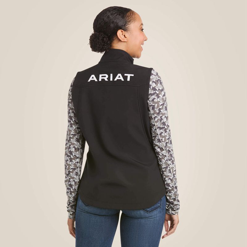 Ariat New Team Softshell Vest Noir Femme | XFP-16976342