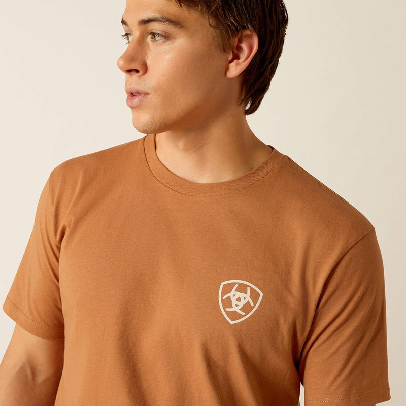 Ariat Horizon Oasis T-Shirt Chipmunk Homme | RZE-20092394