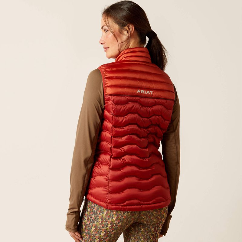 Ariat Ideal Down Vest Rouge Femme | ZPF-41738561