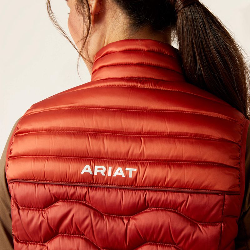 Ariat Ideal Down Vest Rouge Femme | ZPF-41738561