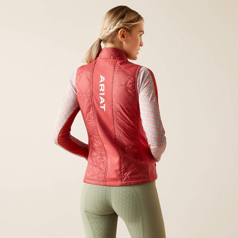 Ariat Fusion Insulated Vest Rose Femme | BBE-68702219